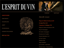 Tablet Screenshot of esprit-du-vin.com